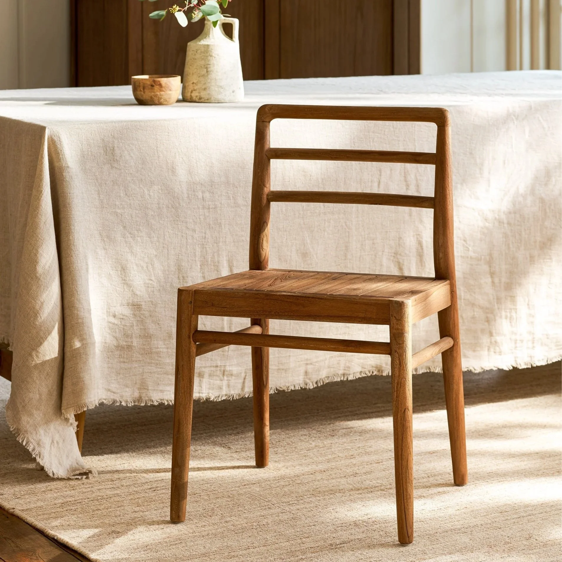 Aberlour Reclaimed  Teak Dining Chairs (Set of 2)