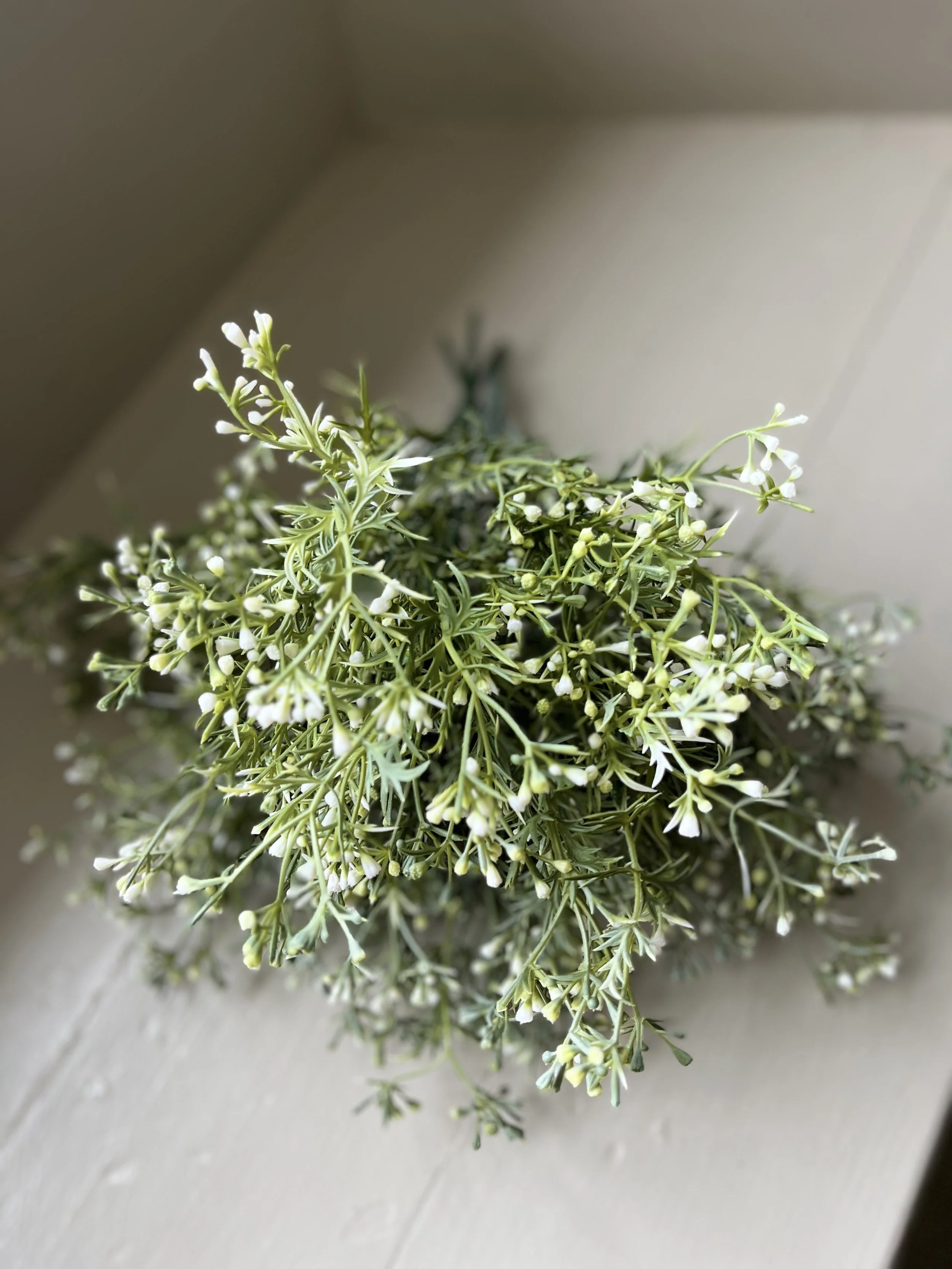 White Heather Faux Spray