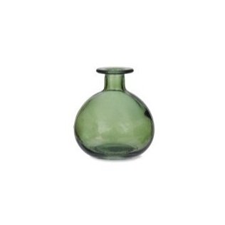 Recycled Glass Wye Green Bud Vase