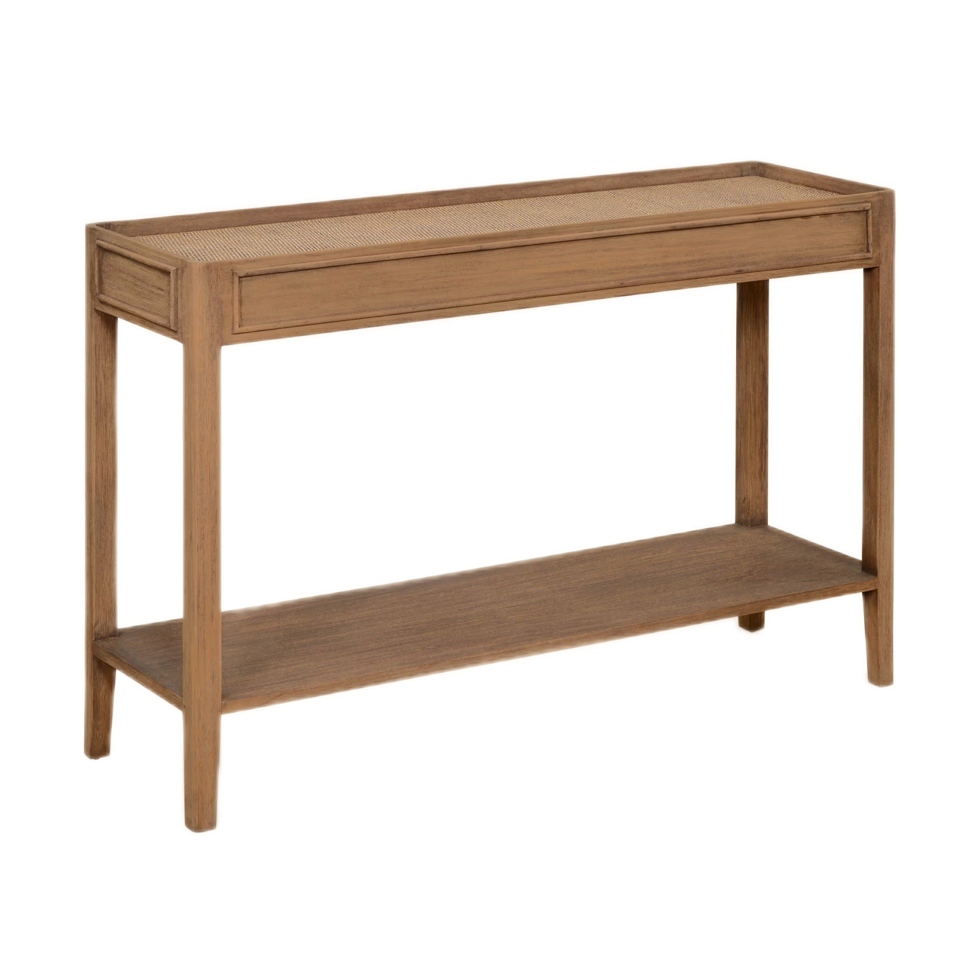 Chesterton Console Table Rattan Top