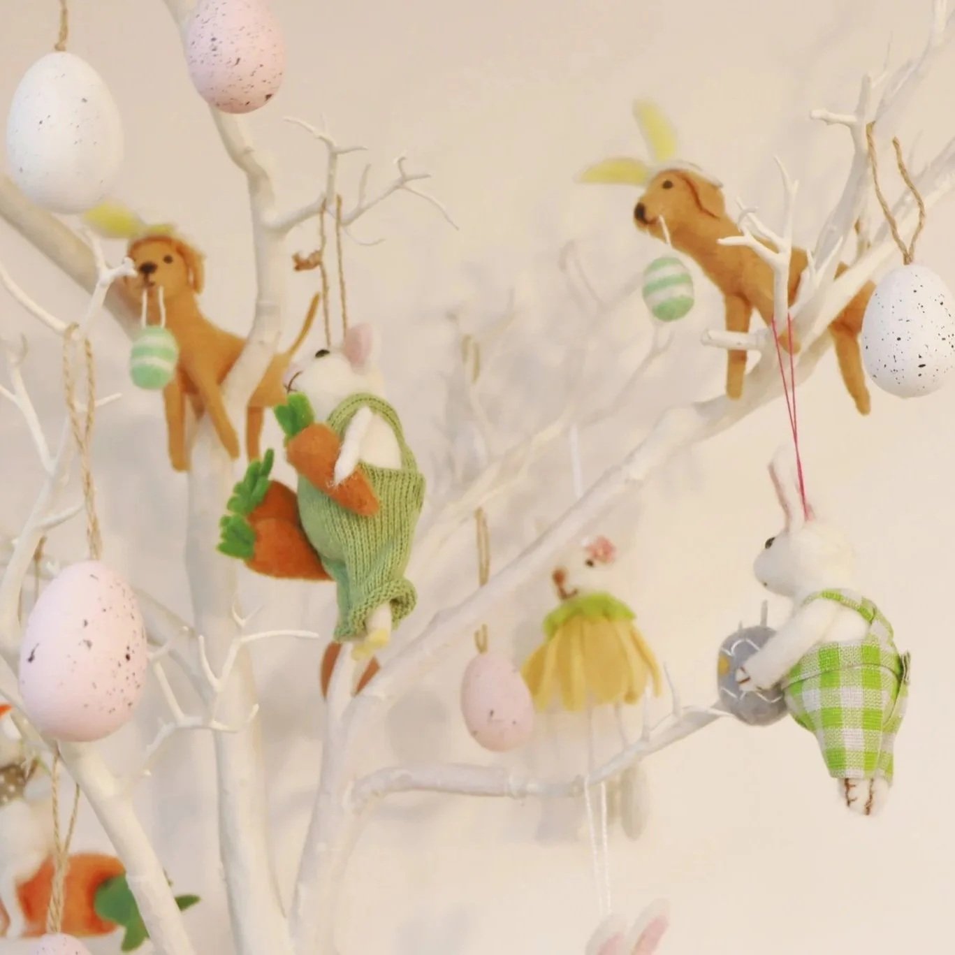 Felt Easter Puppy Decoration