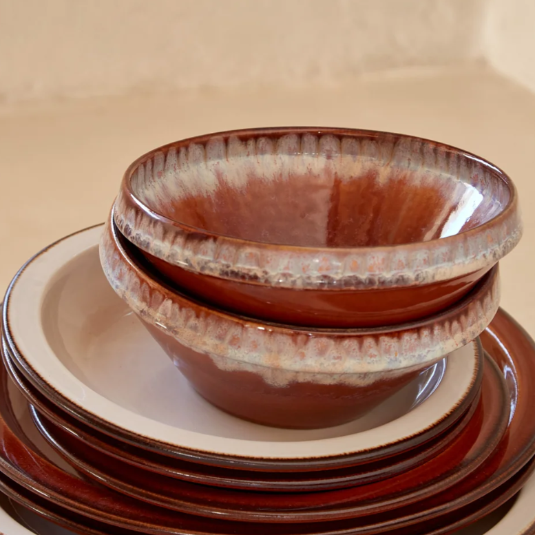 Casafina by Costa Nova Poterie Caramel Latte Small Serving Bowl 16cm