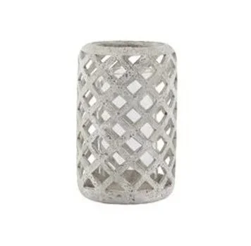 Isola Stone Large Hurricane Lantern