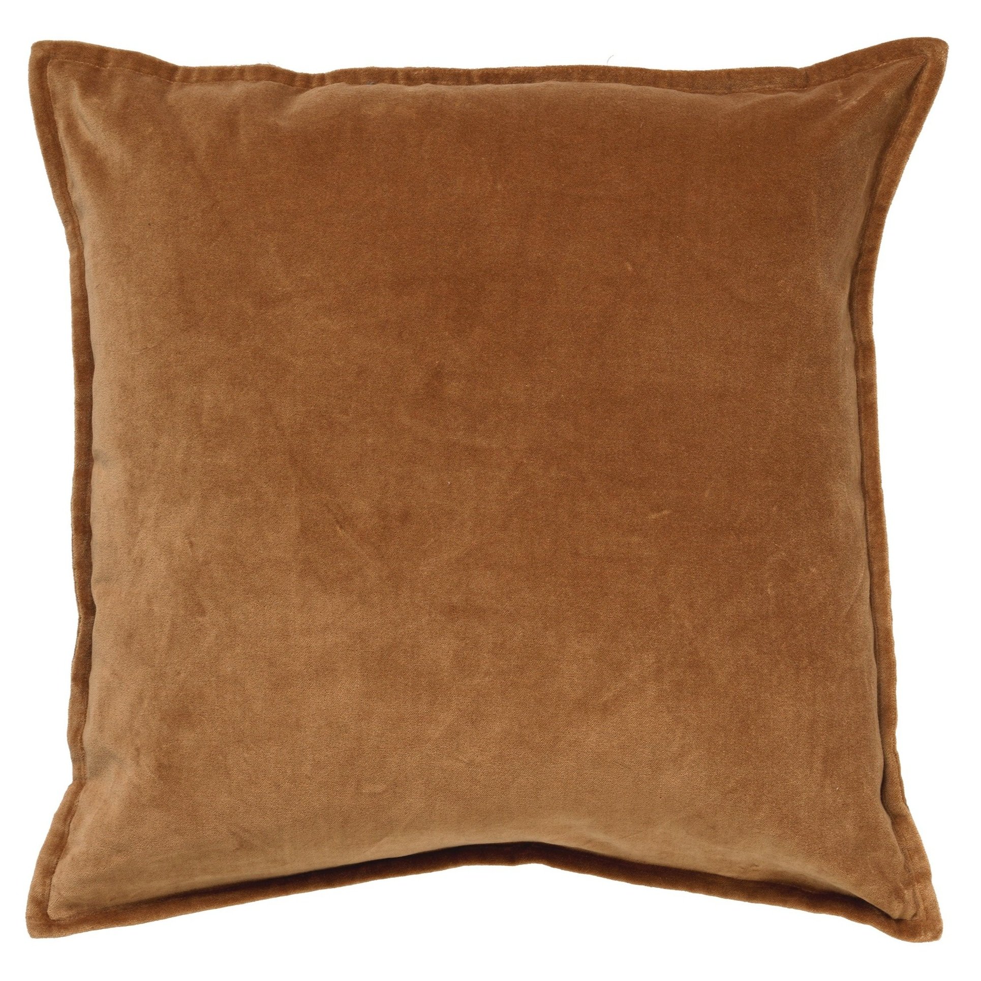 Rich Rust Velvet Cushion 50 x 50 cm