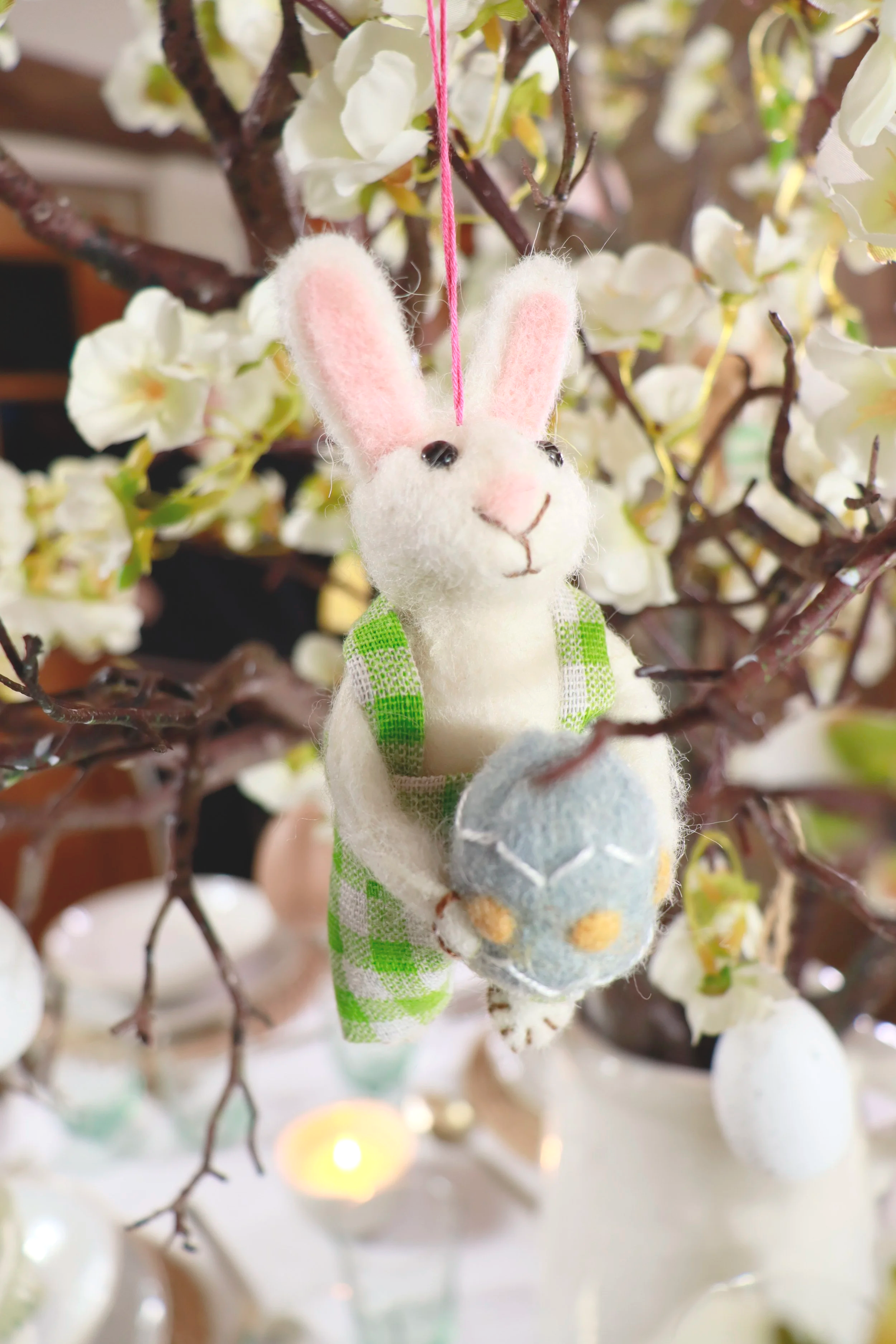 Easter Rabbit Felt Hanging Decoration