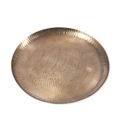 Charlton Hammered Tray Brass Finish