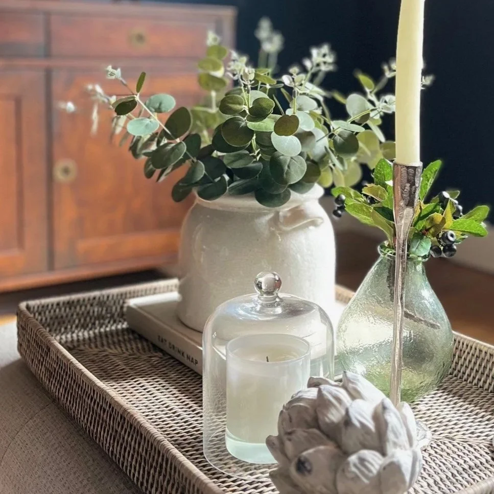 Aurora  Crackle Glaze Pot with Handles