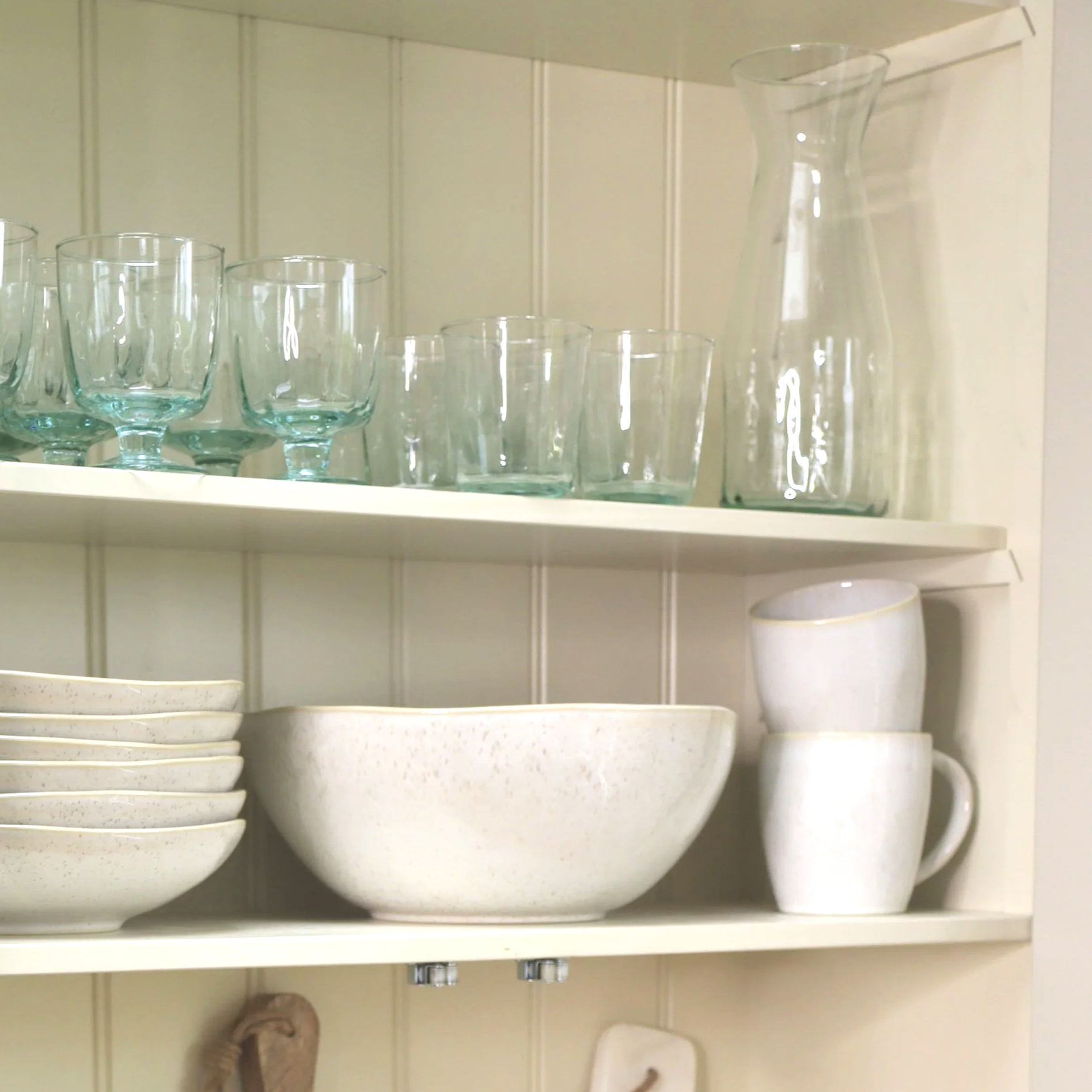 recycled glass wine glasses