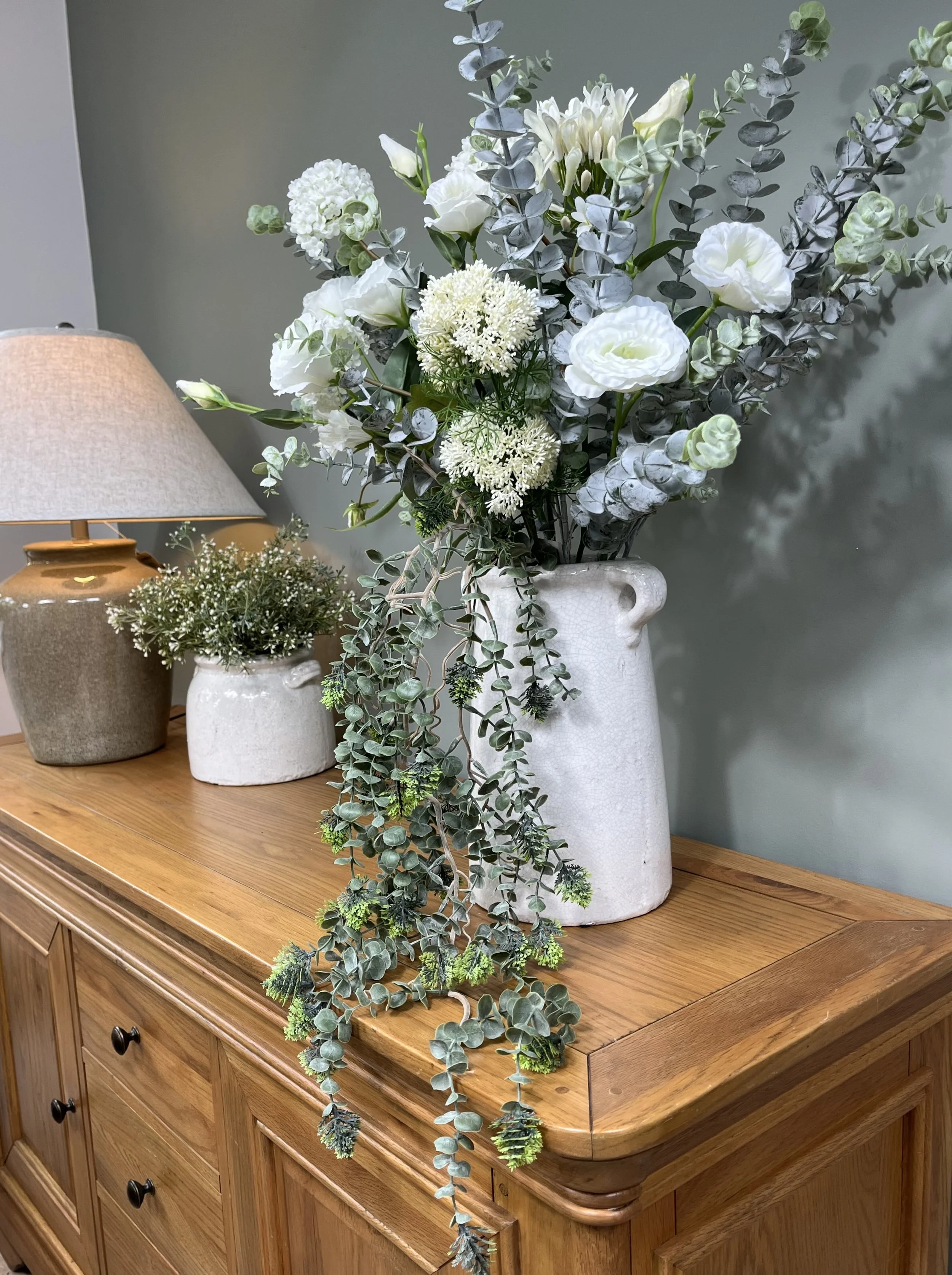 Aurora Crackle Glaze Vase Tall