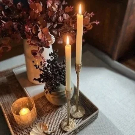 Nakui Gold Candlesticks Pair