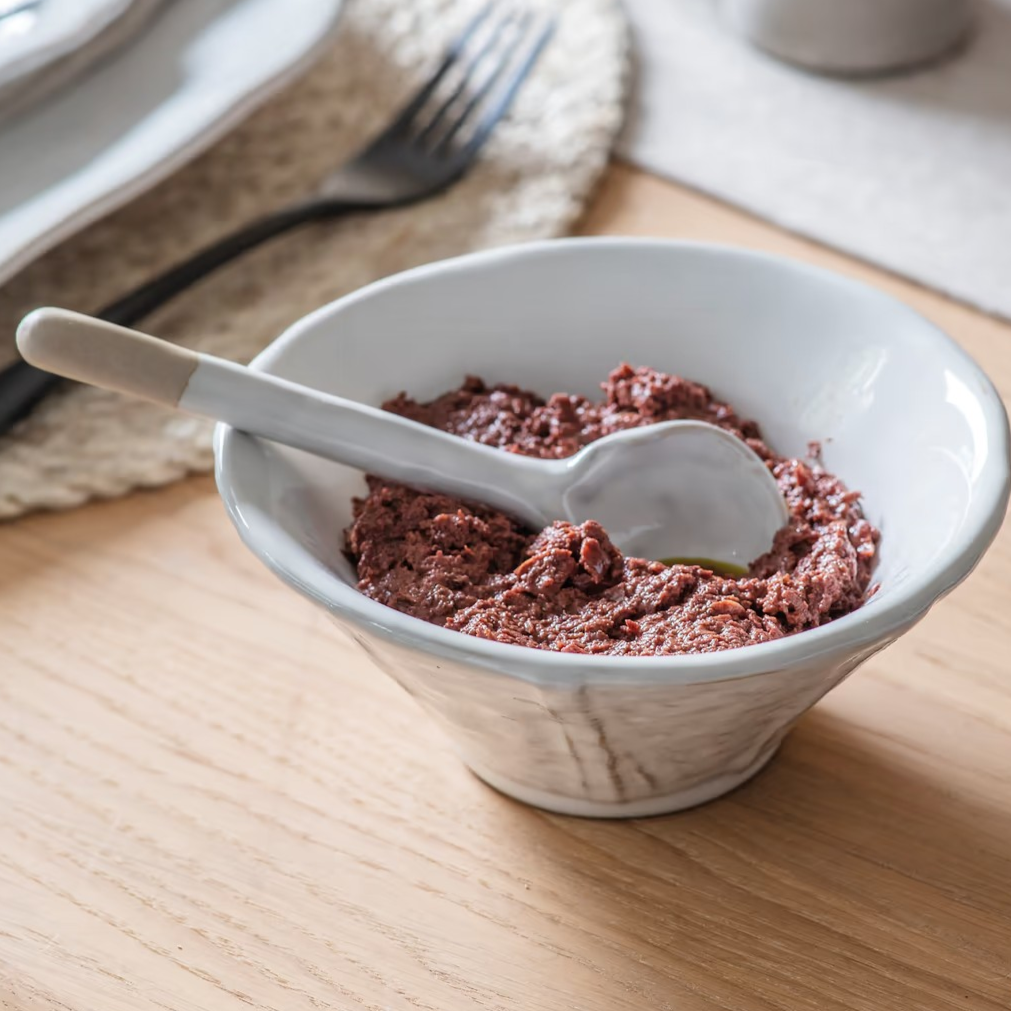Ithaca Meze Bowl with Spoon White