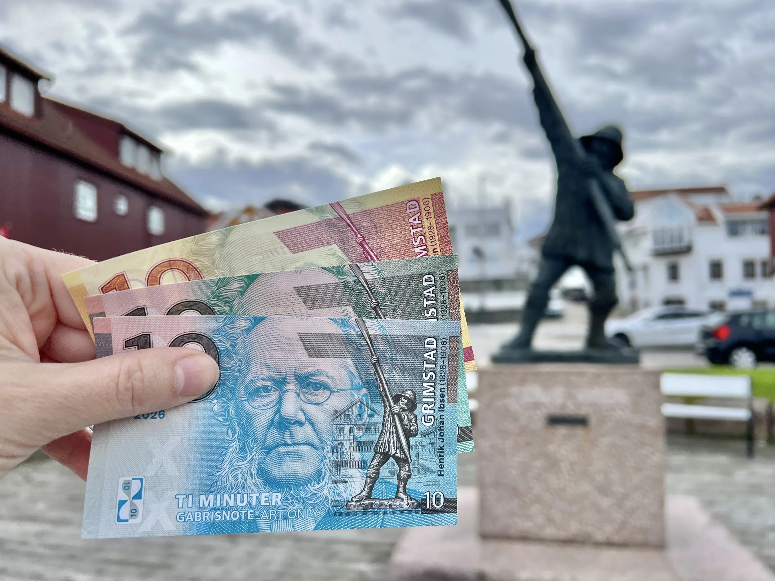 Grimstad, Terje Vigen, Henrik Ibsen, Gabrisnote