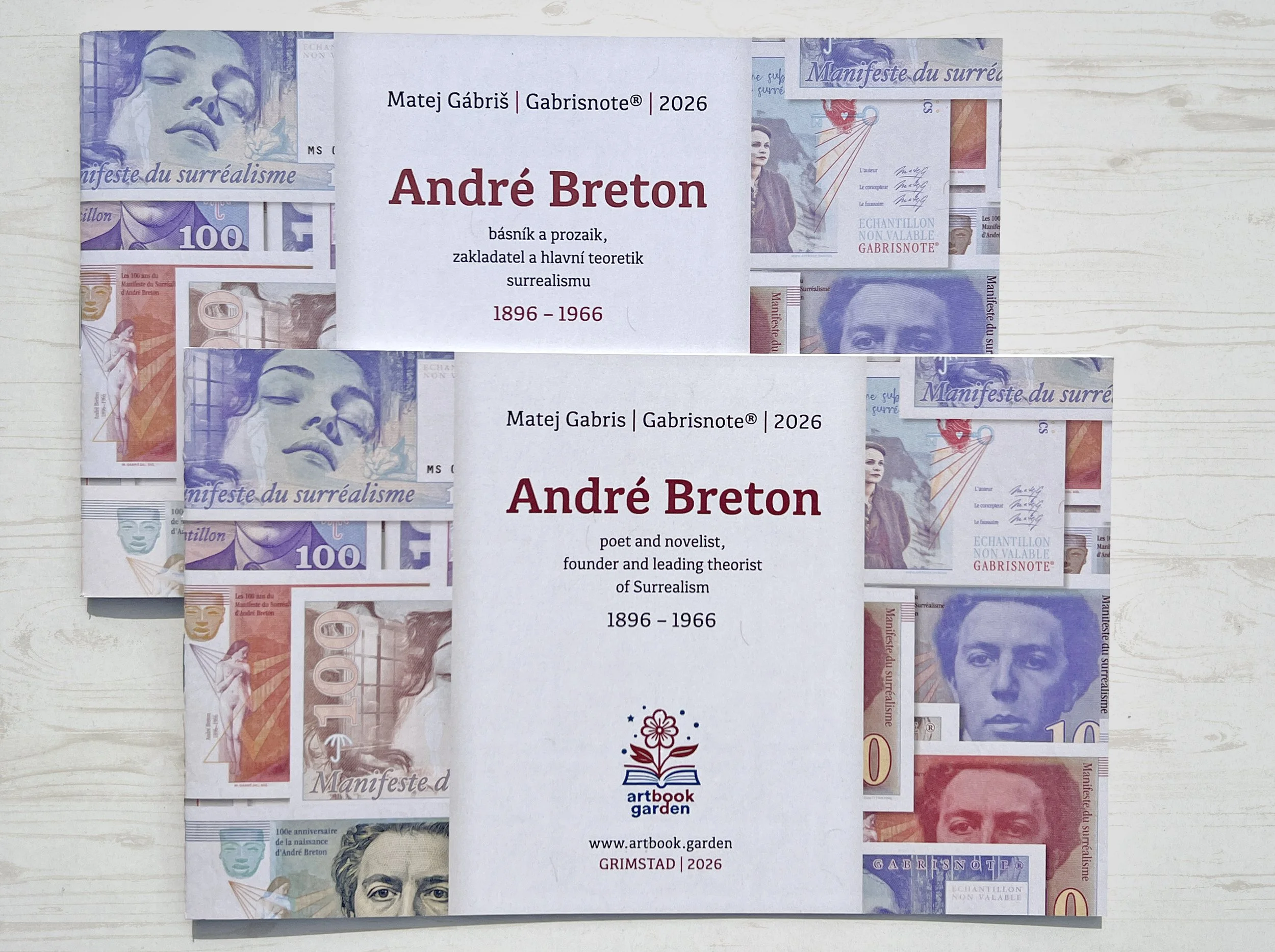 Andre Breton folder Gabrisnote collectible banknotes