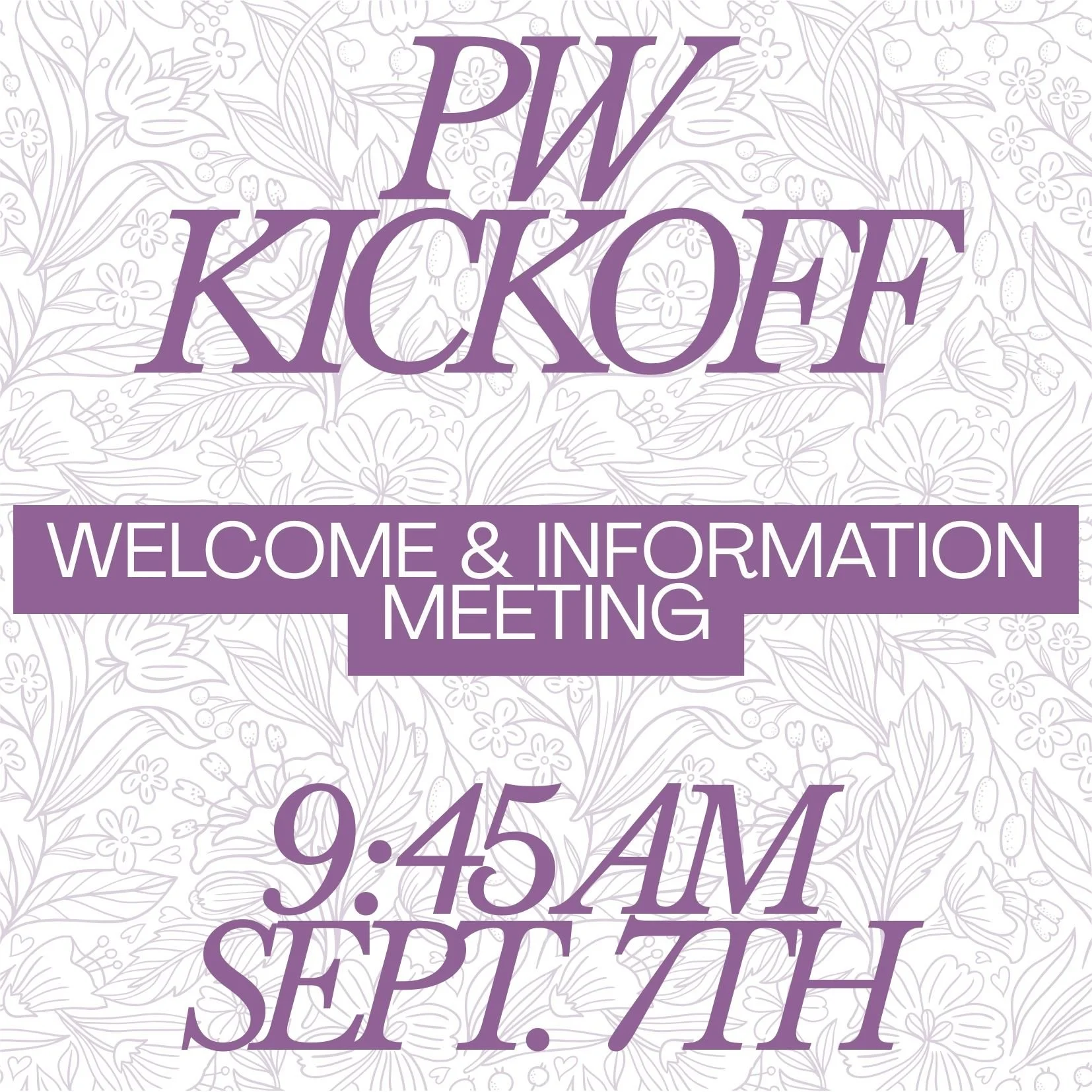 PW Kickoff