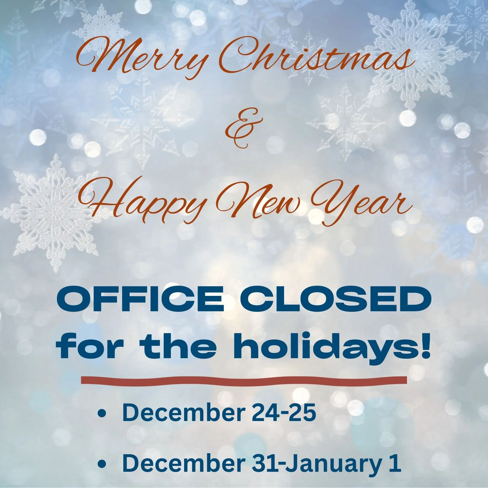 OFFICE CLOSED