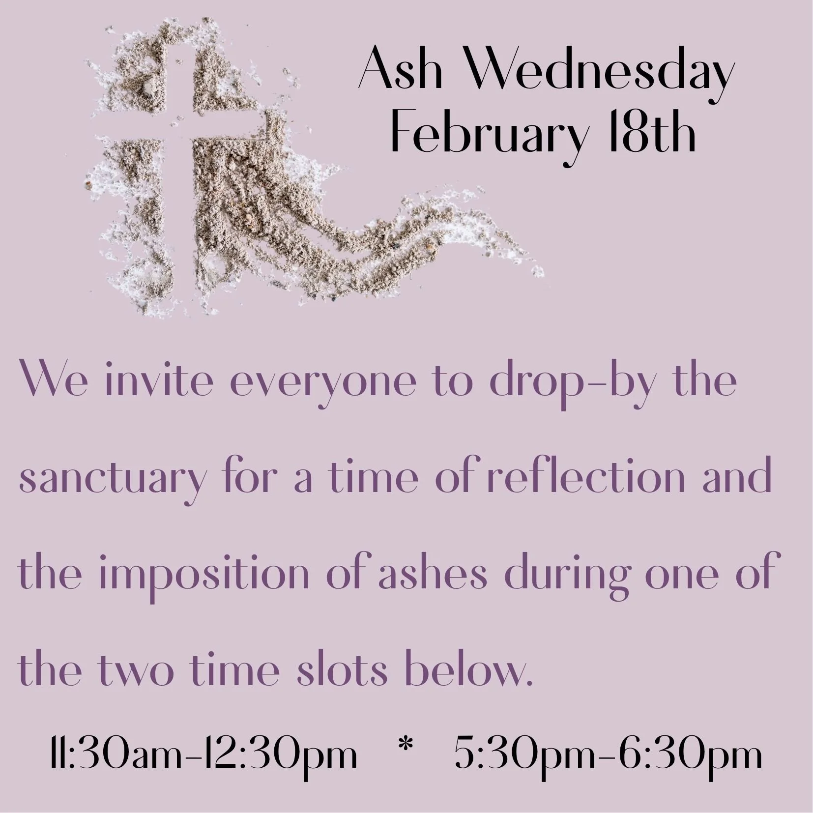 Ash Wednesday