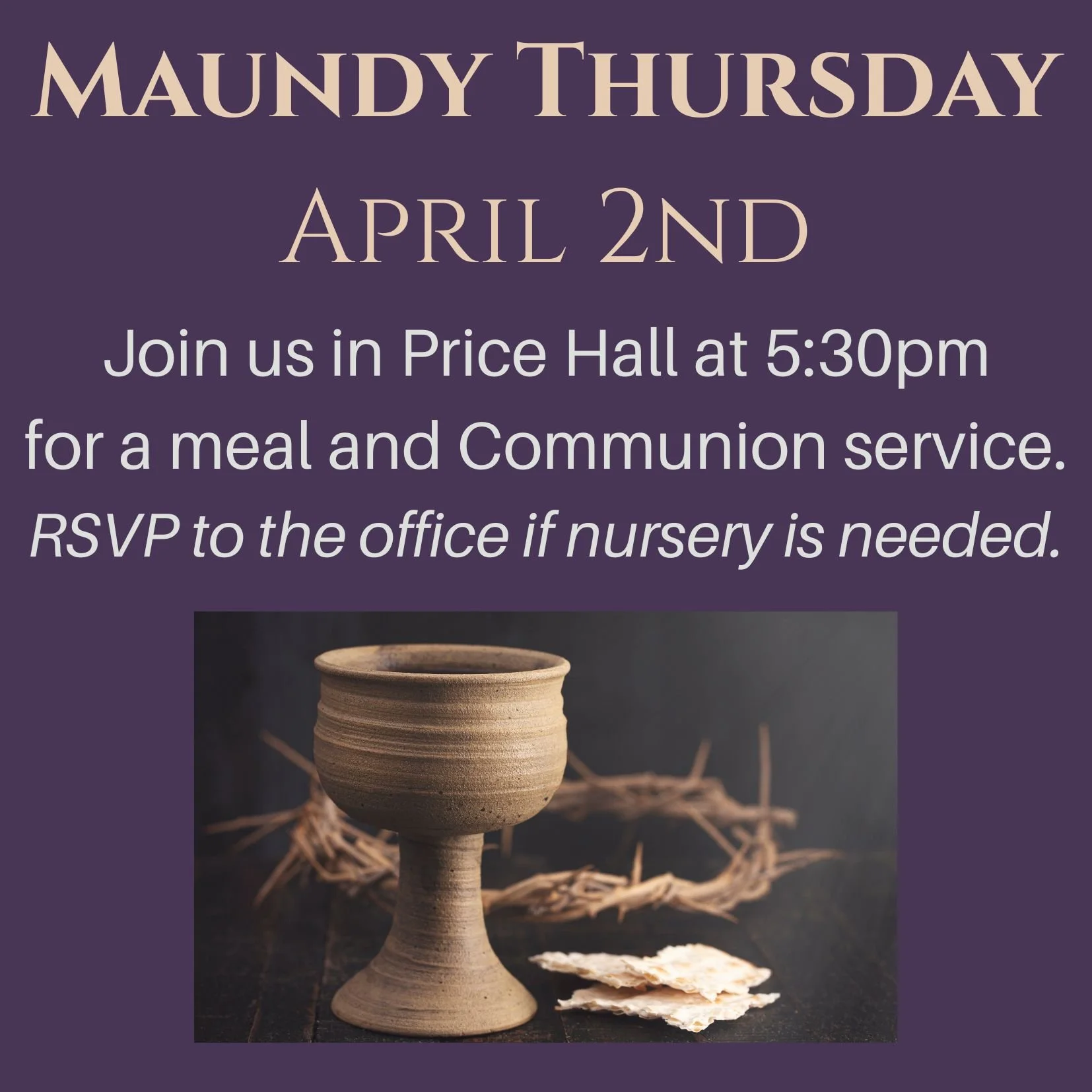 Maundy Thursday