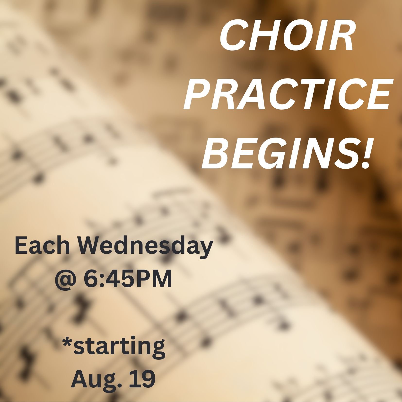Choir Practice