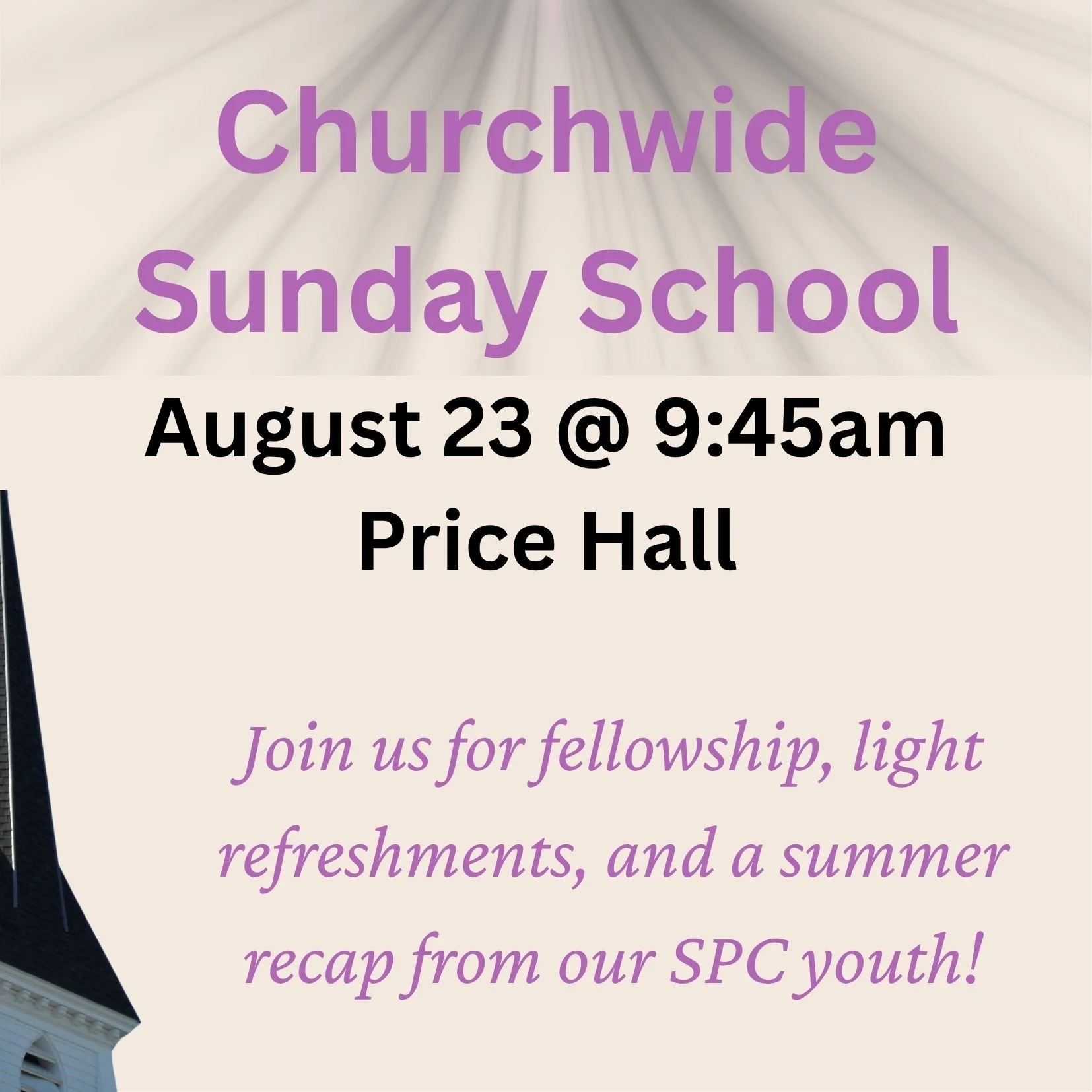 Churchwide Sunday School