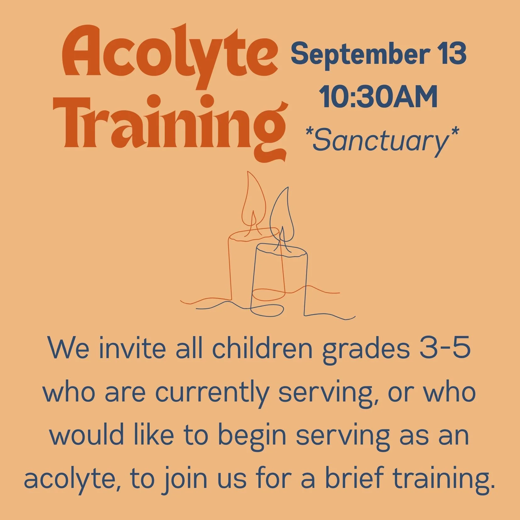 Acolyte Training
