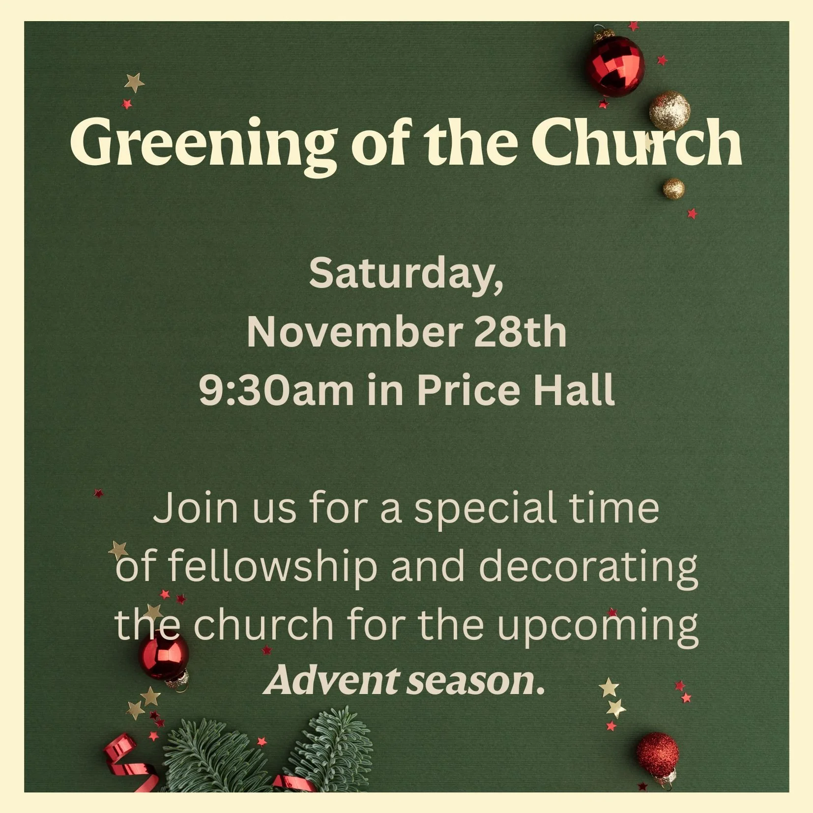 Greening of the Church