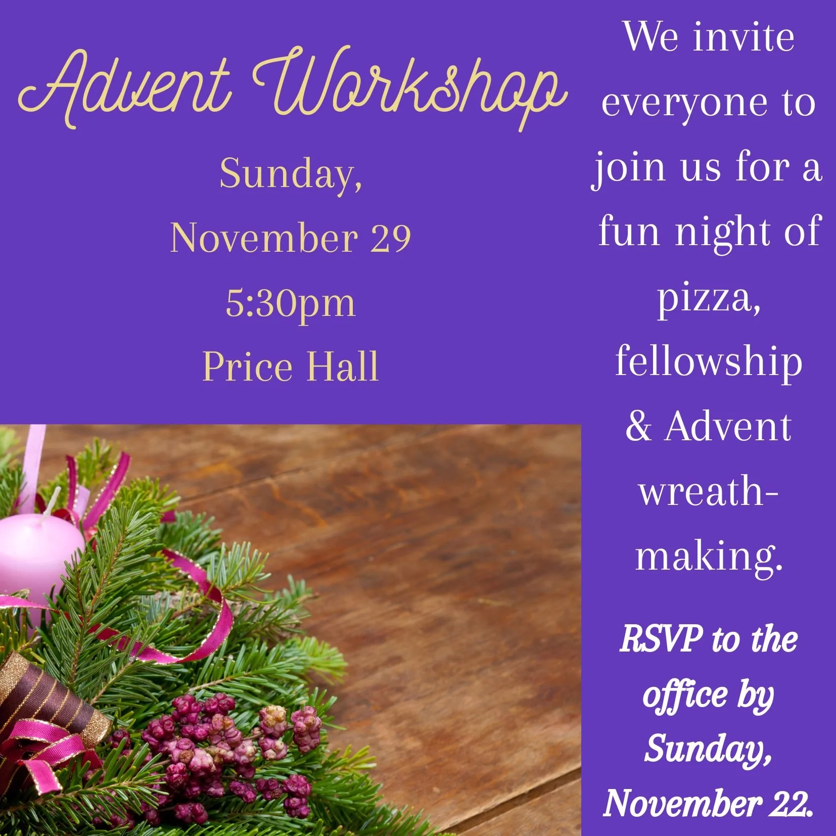Advent Workshop