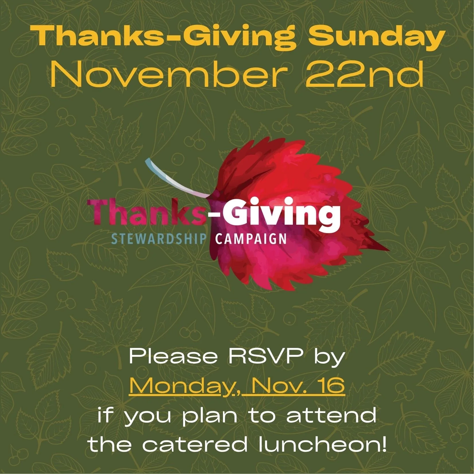 Thanks-Giving Sunday