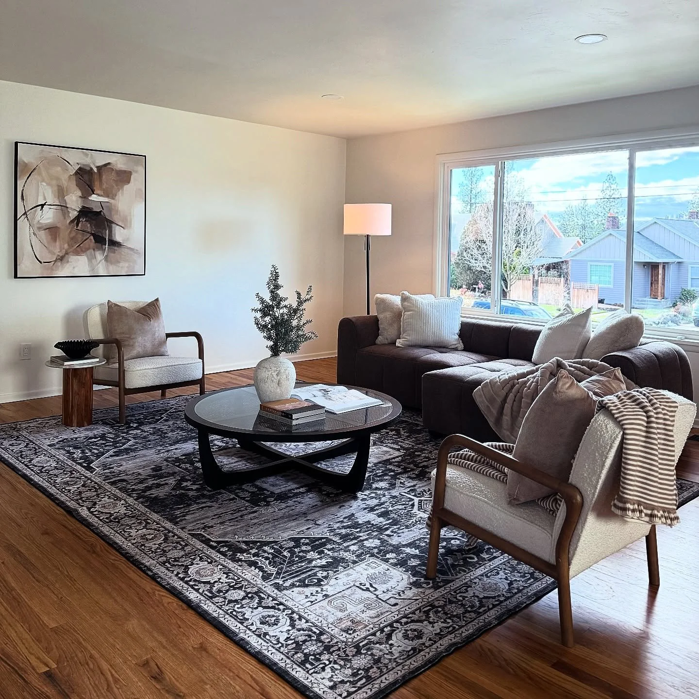 You don't need luxury staging for every home, but you do need furnishings that are current and on-trend. We are committed to updating our inventory regularly - last year we spent $140k (no typo!) to keep our stages looking modern, warm, and stylish! 