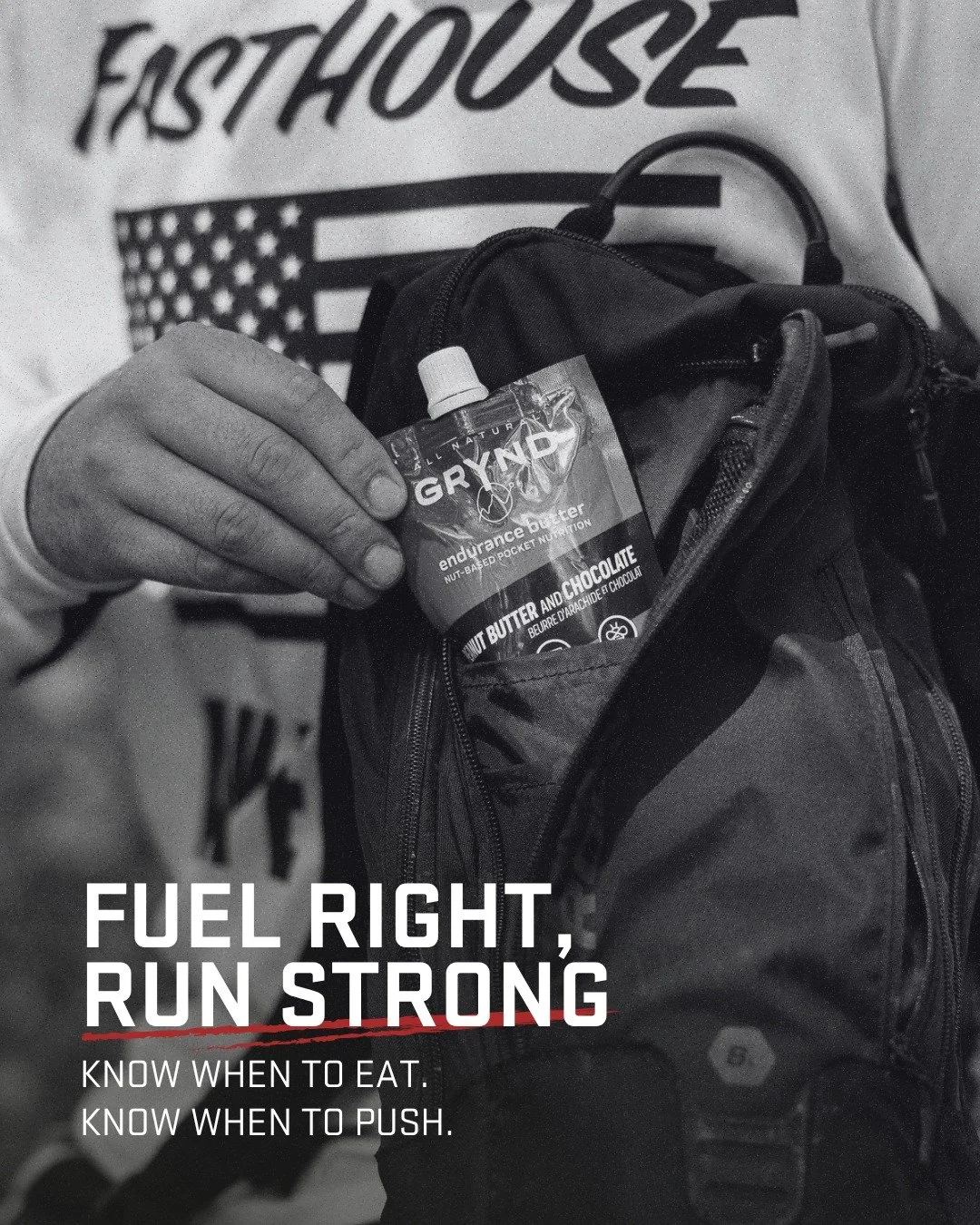 Endurance training demands more than effort &mdash; it demands timing.

30 minutes before:
Eat something light with carbs to raise energy levels before you start.

60 minutes into effort:
Top up with fast, digestible fuel to maintain pace and focus.
