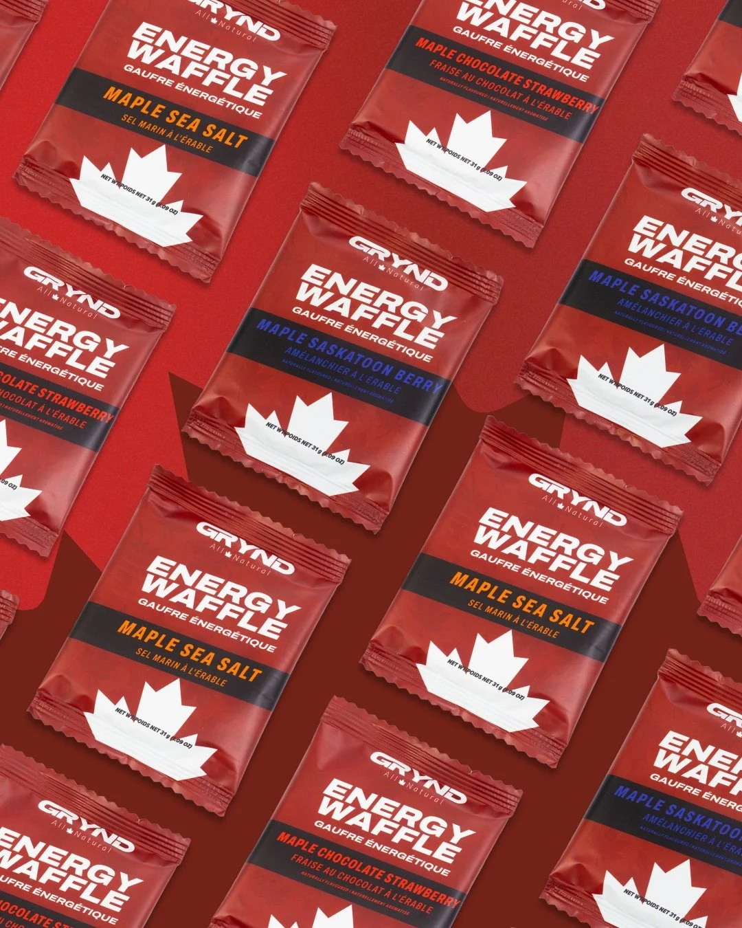 Taste meets purpose.

Each Grynd Energy Waffle is made with clean, gut-friendly carbs&mdash;because flavour should never come at the cost of performance.

🥞 Maple Sea Salt &ndash; a classic, balanced fuel

🍫 Maple Chocolate Strawberry &ndash; for b