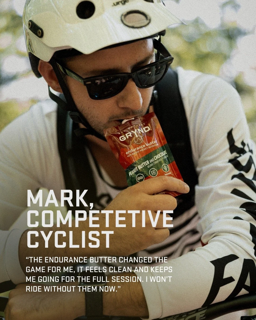 Our Endurance Butter was made for sessions that demand more.

Mark, a competitive cyclist, swears by it for a reason&mdash;it fuels hard efforts without upsetting his gut and helps him go the distance without crashing.

If your current fuel isn&rsquo