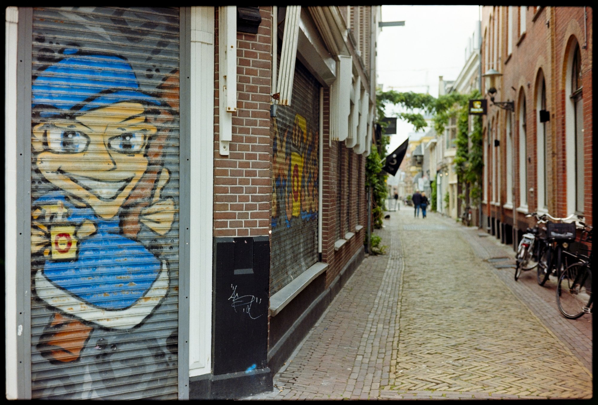 Street art in Alkmaar, the Netherlands.