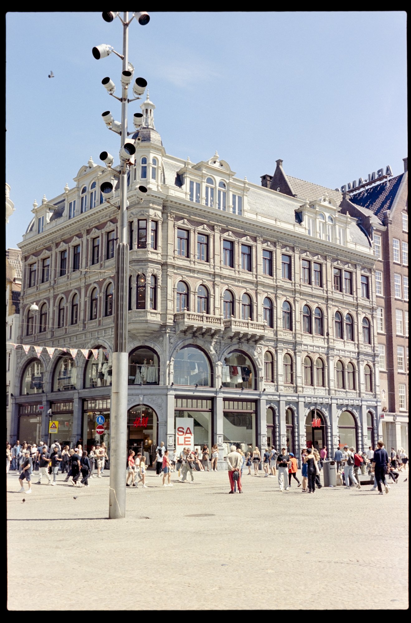 Now with an H&M in the ground floor, this building was taken over by the Nazis in World War Two and served as the head of the SS for the Netherlands.