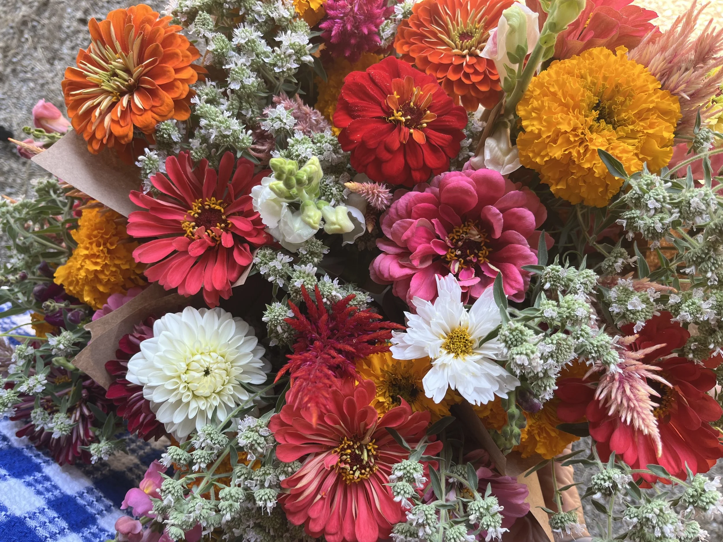 Garden Wrapped Bouquet