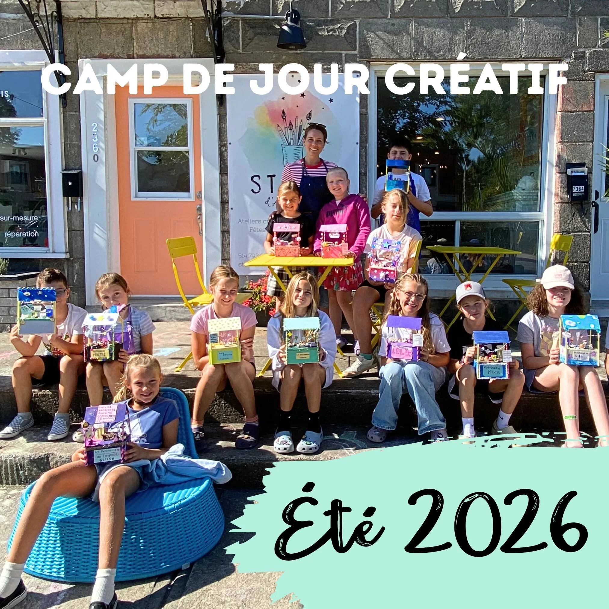 Camp de jour créatif - Été 2026