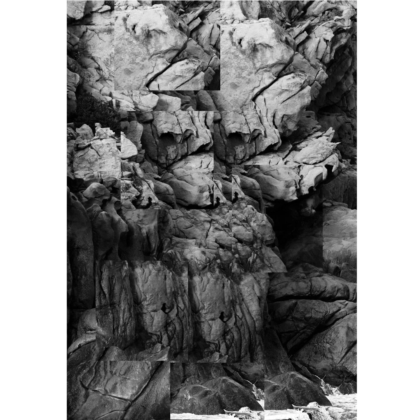 D&eacute;construction d'une rocher maritime Corse