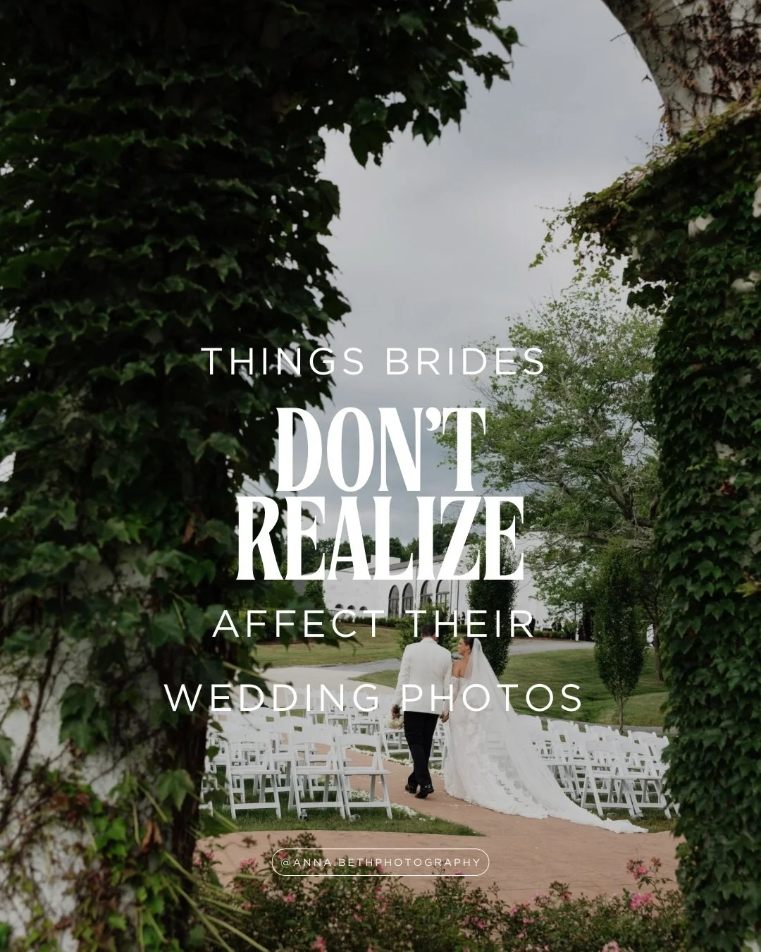 Beautiful wedding photos are about so much more than just the camera.

The timeline, the lighting, the atmosphere, the people around you, the way the day flows, and even how relaxed you feel all play a huge role in how your wedding gallery turns out.