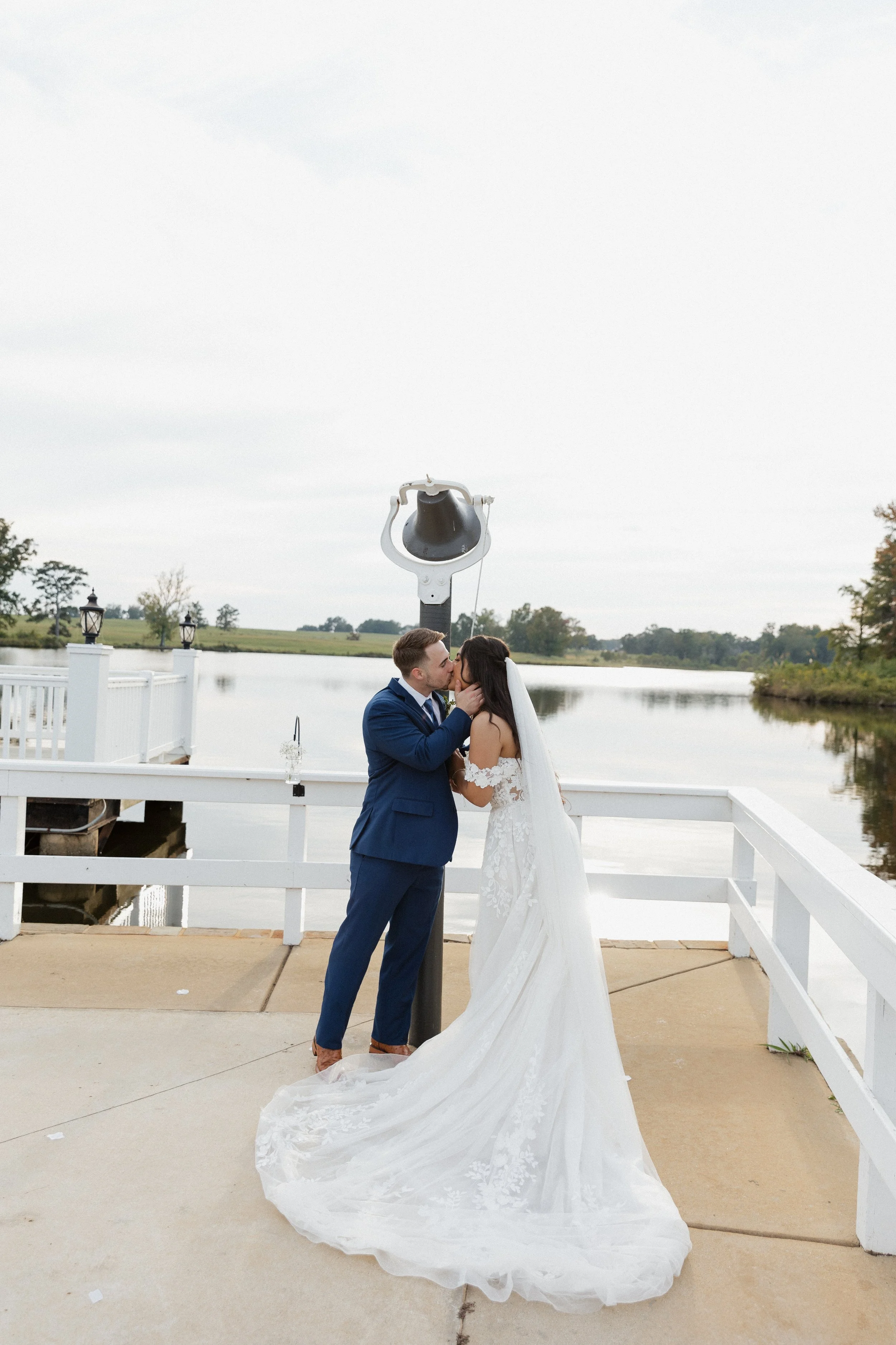 Georgia wedding venue with wedding bells. The Farm at Wolfe Creek. | AnnaBeth Photography