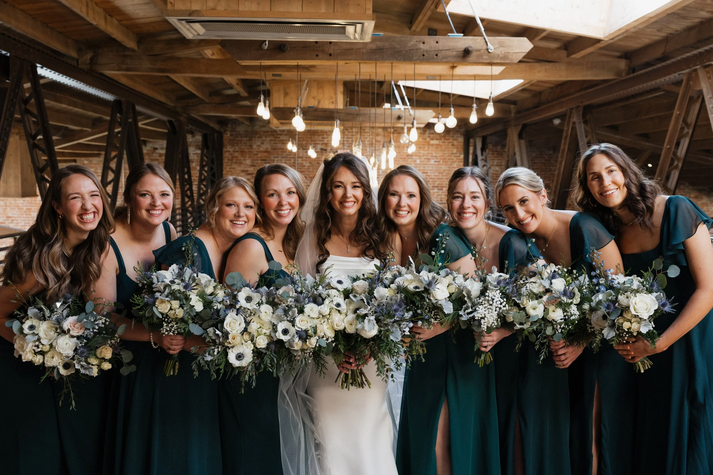 Bridesmaids Inspiration, Hunter Green Wedding, Rustic Wedding Georgia. | AnnaBeth Photography