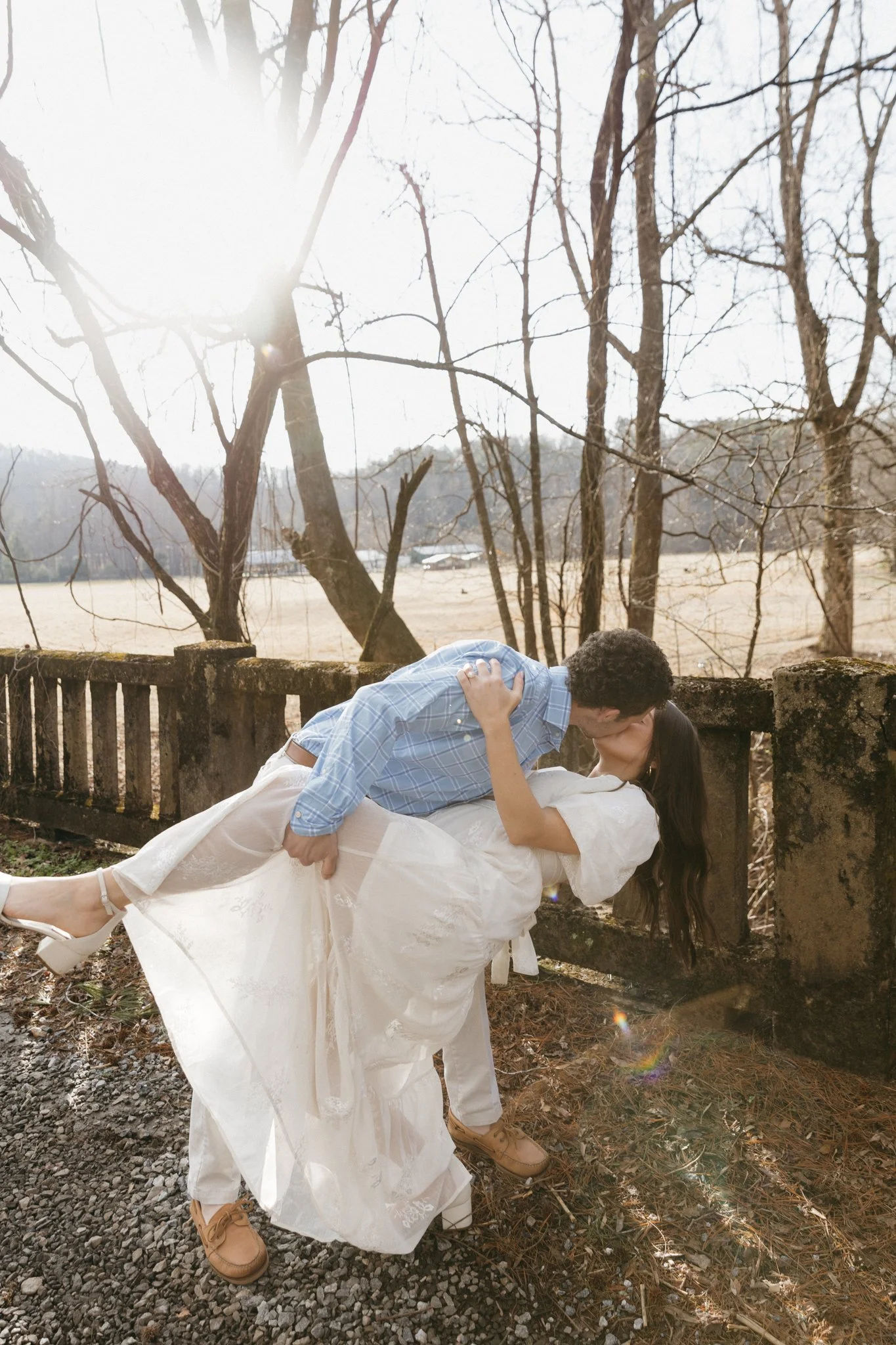 Engagement Session at Willow Creek Farm Wedding Venue