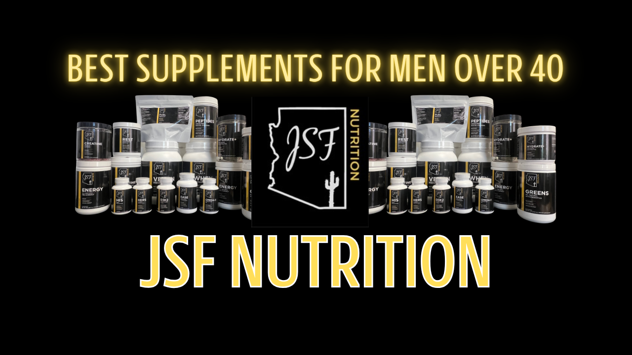Best Supplements for Men Over 40 | Jeremy Scott Fitness