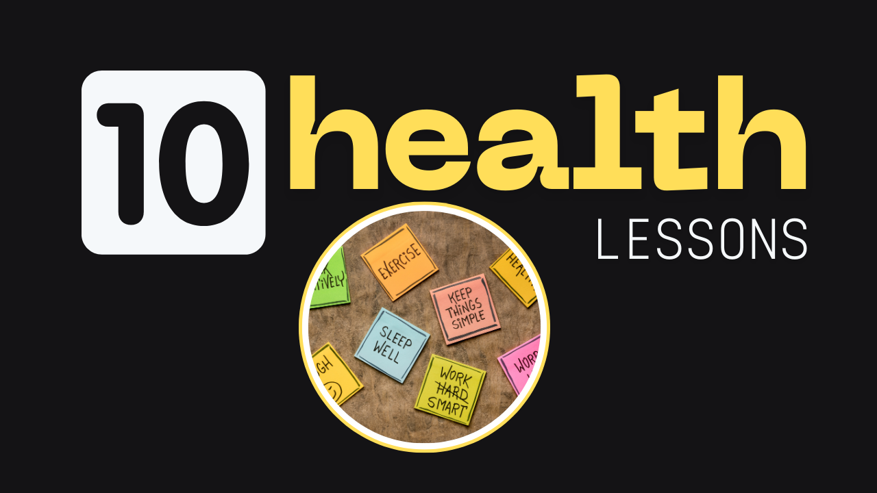 10 Health Lessons I Wish I Knew When I Was Younger | Jeremy Scott Fitness