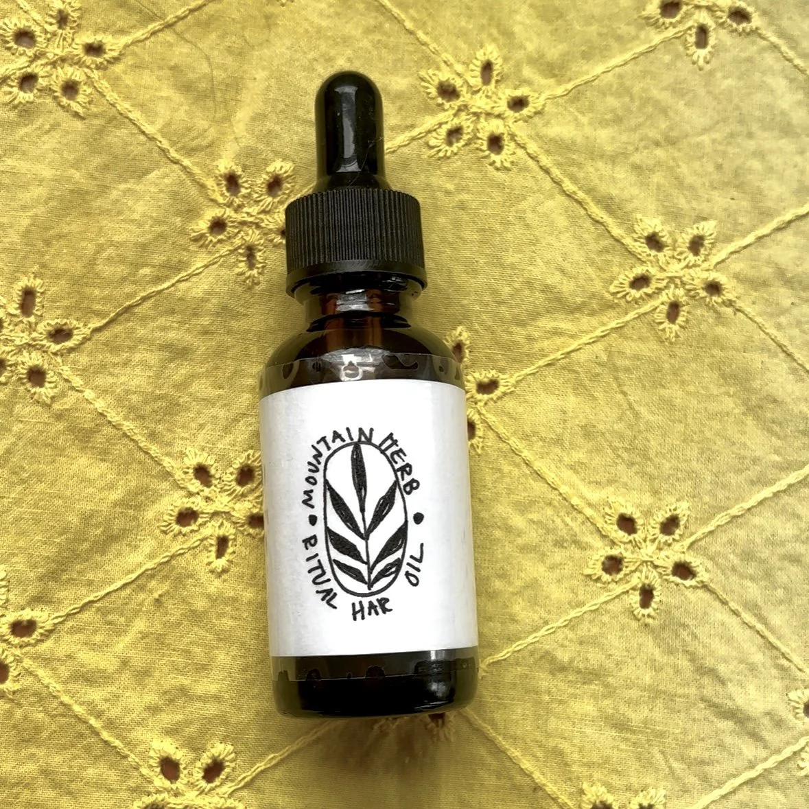 Organic Mountain Herb Ritual Hair Oil - 1 oz