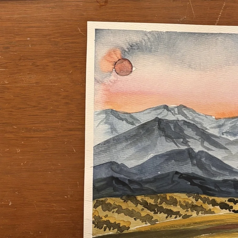 Paint Your Own - Set of 8 Landscape Sketches