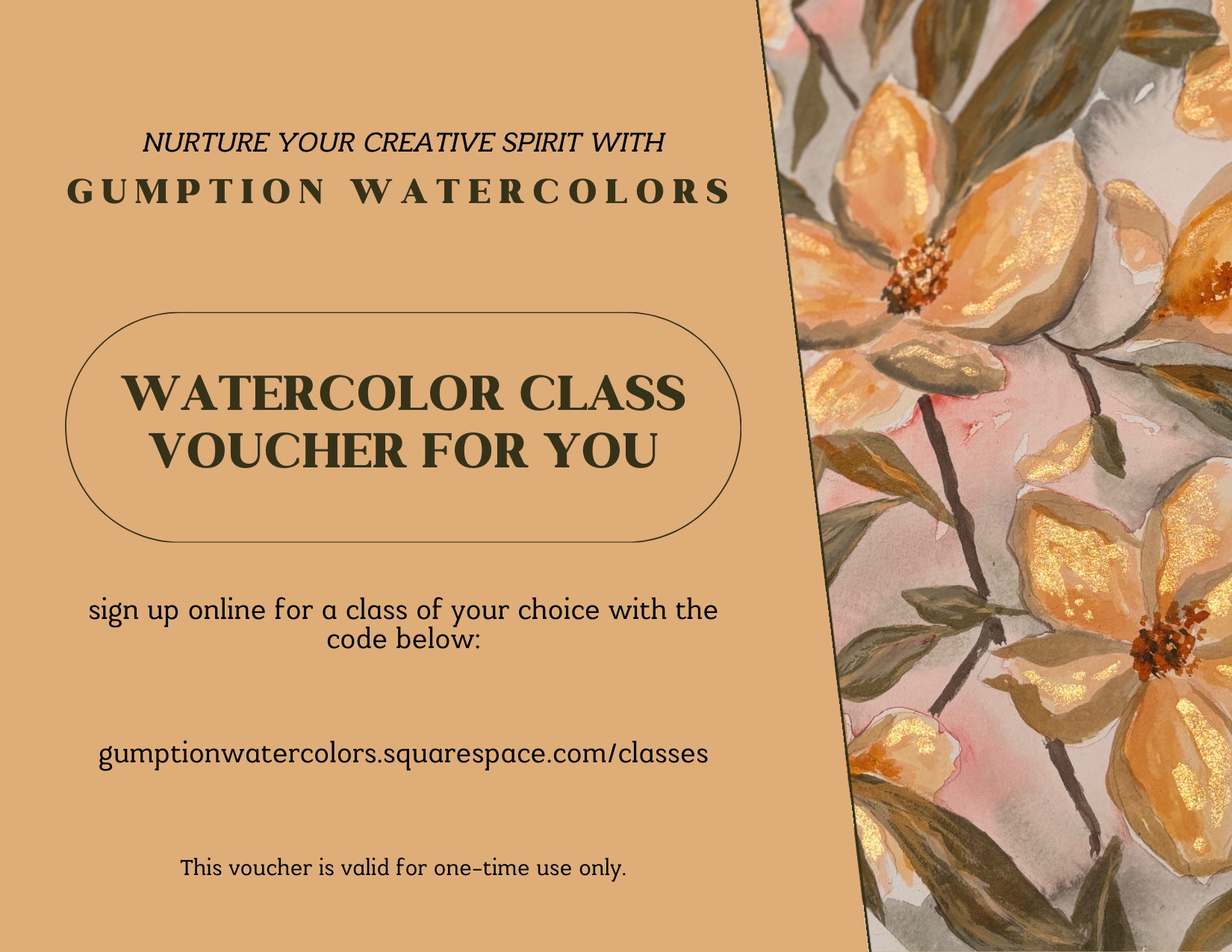 Watercolor Class Certificate