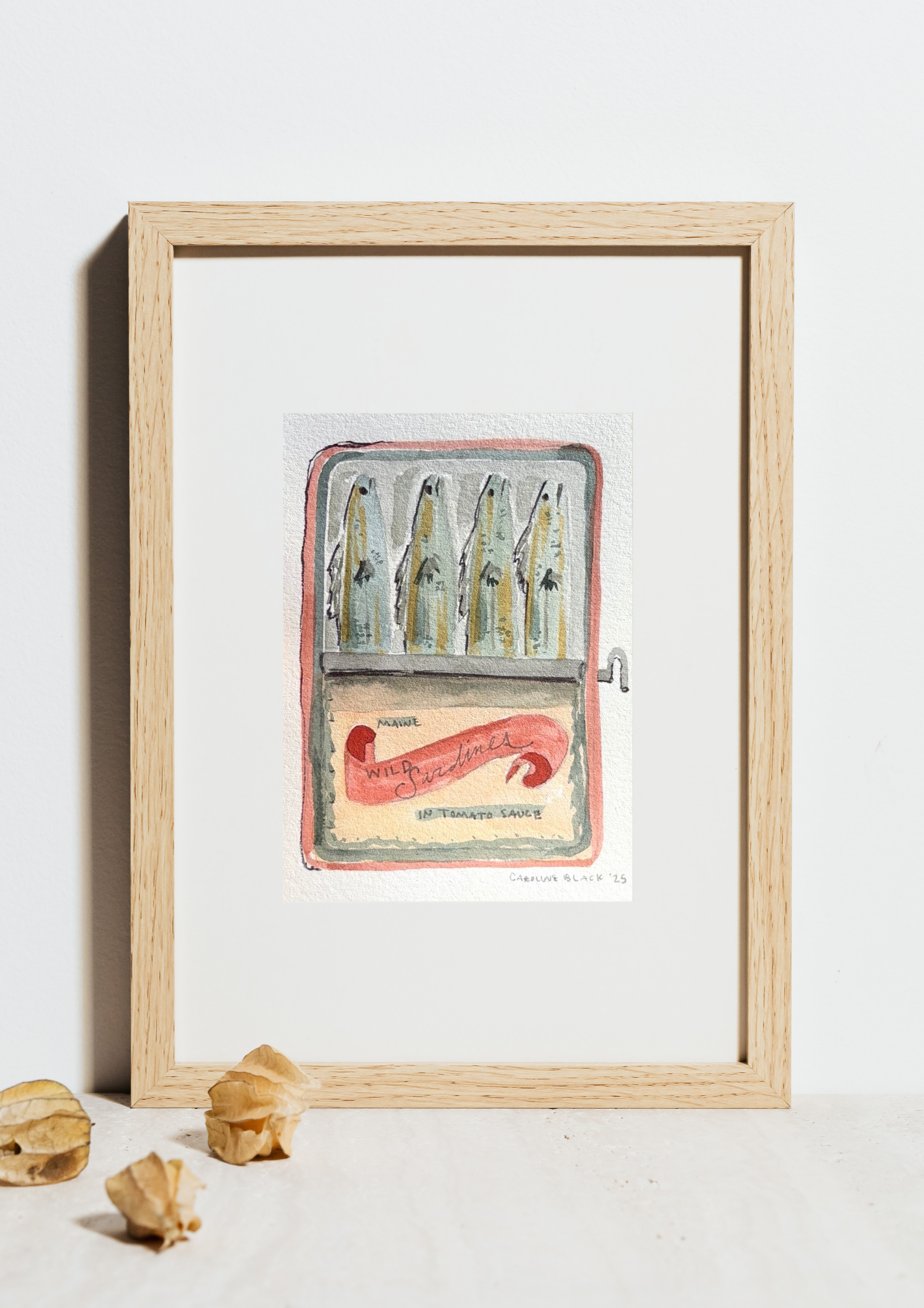 "Sardine" 4"x6" Matted Print
