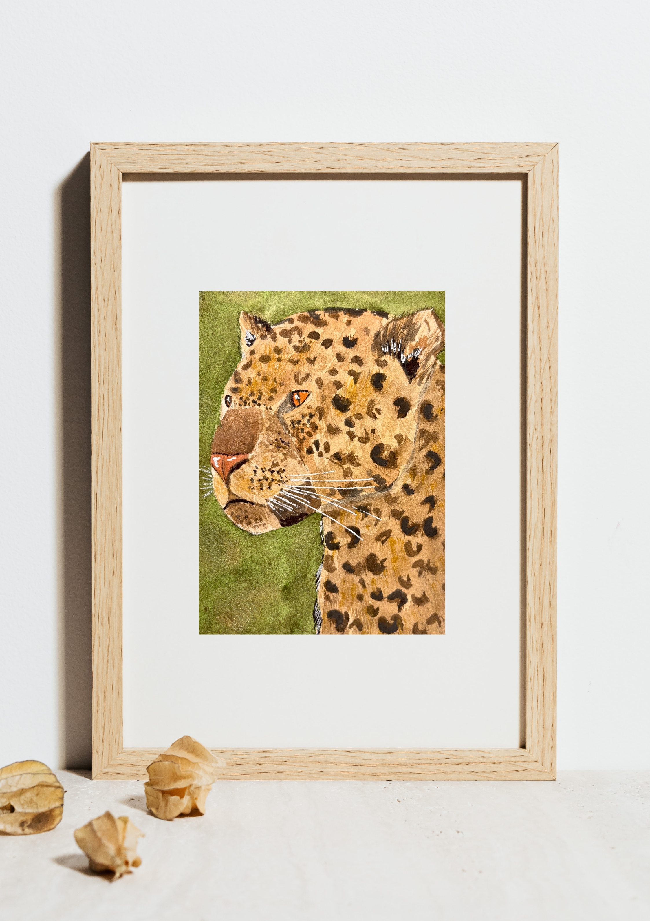 "Jaguar" 4"x6" Matted Print