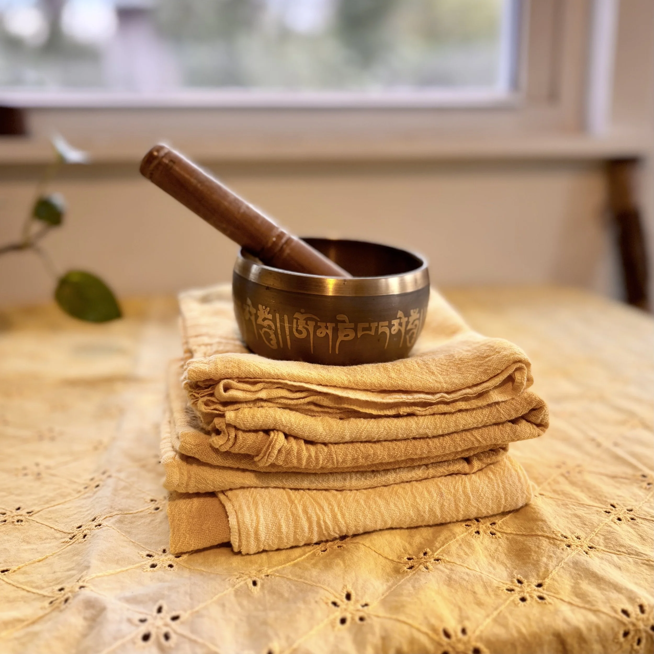 Turmeric Dyed Cotton Flour Sack Napkins