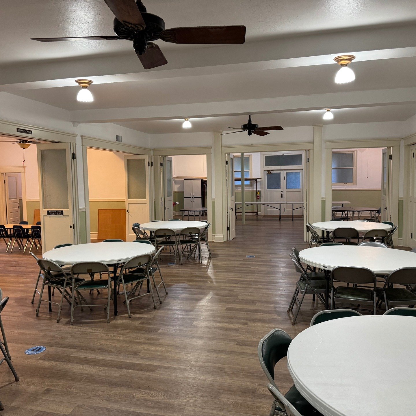 We have painted the fellowship hall and children's area to brighten up these rooms.