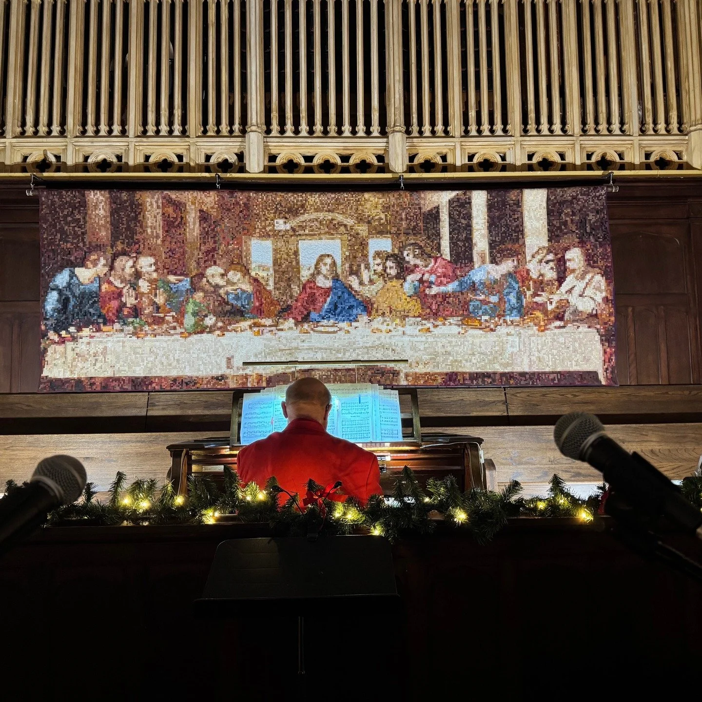 Randy Arey playing during Bethlehem Revisited.